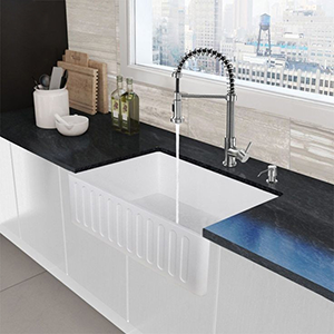 White Undermount Kitchen Sink
